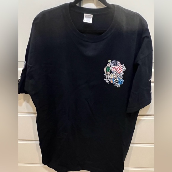 First Responders  support our troops t shirt
 sz XL - Picture 2 of 6